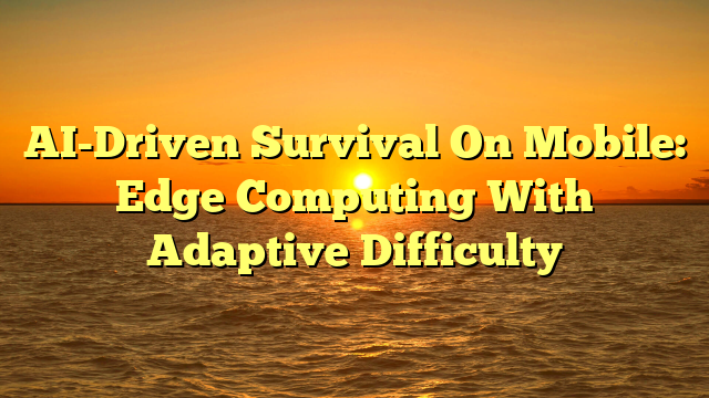 AI-Driven Survival On Mobile: Edge Computing With Adaptive Difficulty
