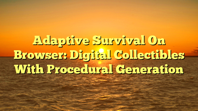 Adaptive Survival On Browser: Digital Collectibles With Procedural Generation